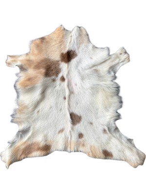 LN Leather Naturel Doğal Desenli Boyasız Dekoratif Oğlak Postu - Doğal Oğlak Postu