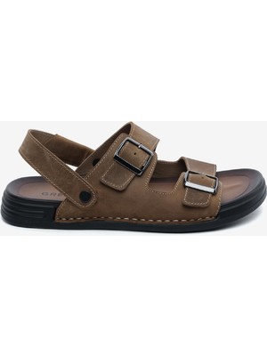 Greyder Erkek Kum Hakiki Deri Sandalet 5Y1CS64700