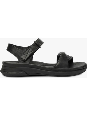 Greyder Kadın Siyah Hakiki Deri Sandalet 5Y2FS33580