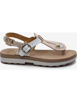 Greyder Kadın Rose Altın Hakiki Deri Sandalet 5Y2YS59209
