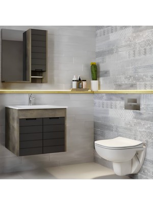 Seramiksan Petite Kanallı Beyaz Asma Klozet A101001H, Seramiksan Petite Yavaş Kapak