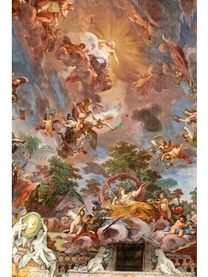 Arterior Wallpaper Villa Borghese Tavan Resmi Poster Duvar Kağıdı