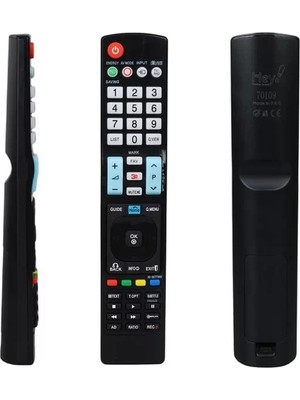 Renas Store Hey RM-L930 Küçük Kalıp Guıde-Home-Q.menü Tuşlu LCD LED Tv Kumanda