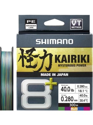Shimano Kairiki 8+ 300 mt Multi Color Ip Misina