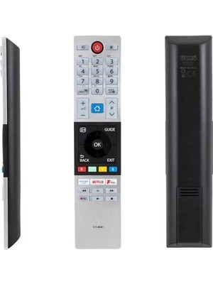 Aslanoğlu Store Toshiba CT-8541 Netflix- Prime Video-F Play Tuşlu Lcd-Led Tv Kumanda
