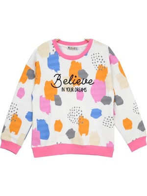 Alg KIZ ÇOCUK RENKLİ SWEATSHIRT