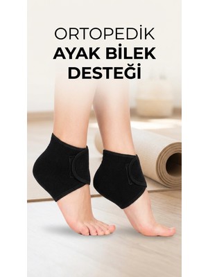Silikon Tabanlı Ortopedik Topuk Destek Çorap Seti 2'li Ayak Rahatlatıcı