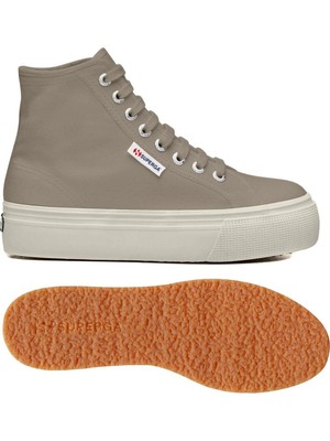 Superga 2708 Hi Top Kadın Gri Bilekli Sneaker