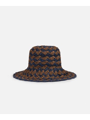 İpekyol Hasır Görünümlü Bucket Şapka IS1260077017074