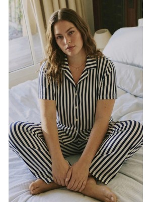 Mivoon Milan Kumaş Pijama Takımı