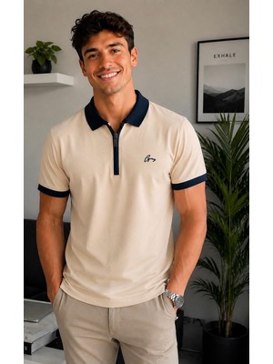 Graz Erkek Regular Fit Rahat Kesim Polo Yaka %100 Pamuk Tişört