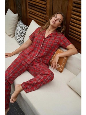 Mivoon Milan Kumaş Pijama Takımı