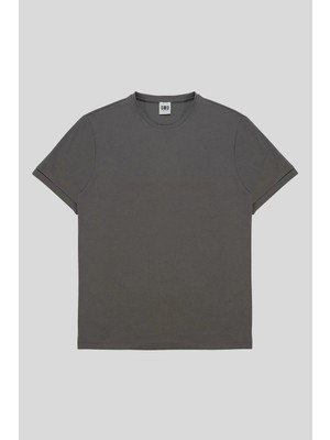 gmg firenze Bisiklet Yaka Kol Ucu Duble Modal Erkek T-Shirt