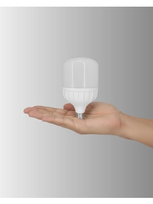 Aslanoğlu Store Elektrik Kesintileri Için Şarjlı LED Ampul 30W E27 Beyaz Işık