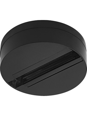 Ledvance LED Yuvarlak Ray Siyah Aparat Tracklight Lamba Başlığı Için Baz Istasyonu, Yuvarlak