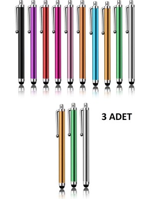 Aslanoğlu Store Dokunmatik Kalem Stylus Dokunmatik Kalem 3 Adet