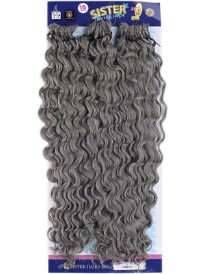 Aslanoğlu Store Afro Daası  / Orta Ton Gri Grey 2