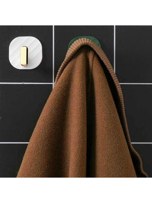 Hereveoyuncak 2li Yapışkanlı Retro Askılık Dolap Kapak Kulpuu Beyaz