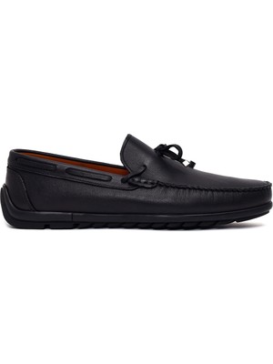 Derimod Erkek Siyah Deri Loafer 26SFD755618