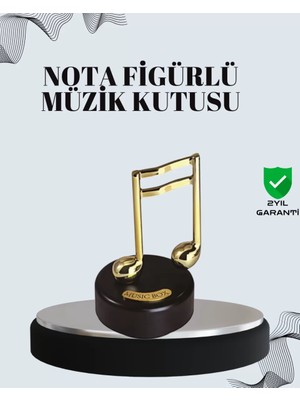 Belirtilmemiş Nota Figürü Müzik Kutusu Melodious Model