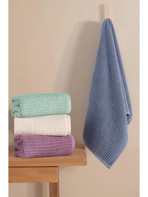 Mulberry Hermia 4'lü %100 Pamuk Jakarlı El Banyo Havlu 50X90