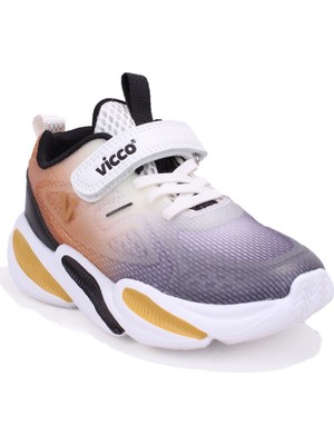 Vicco Samur 346F25Y198 Gri Ortopedik Günlük Erkek Çocuk Spor Ayakkabı