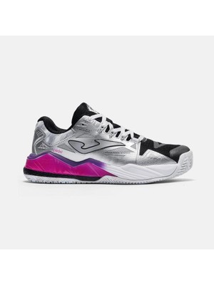Joma TSPILS2612OM Spin Kadın Padel Ayakkabısı Gümüş/mor
