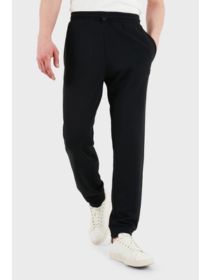 Emporio Armani Pamuk ve Modal Karışımlı Relaxed Fit Jogger Pantolon Erkek Pantolon EM000500 AF19060 UC001