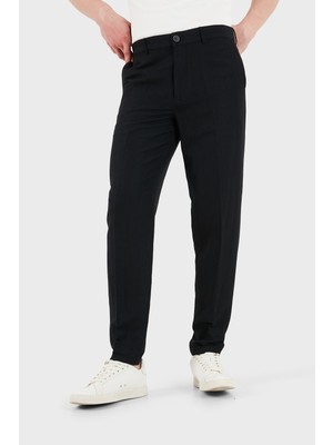 Armani Exchange Keten Karışımlı Yüksek Bel Regular Fit Pantolon Erkek Pantolon 8NZP15 Znfnz 1200
