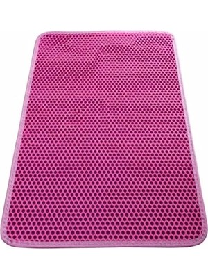 60X42 cm Elekli Kedi Tuvaleti Önü Paspası, Sert Plastik