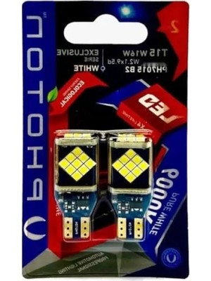 12-24V 24 LED T15 W16W Ampul Seti (2'li)
