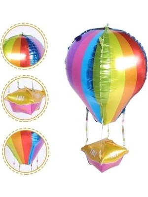 22 Inç Renkli Uçan Balon Folyo Balon