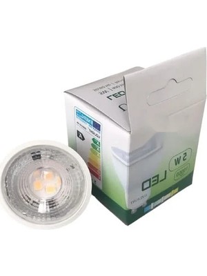 10 Adet 5W GU10 LED Ampul, Sarı Işık 3000K