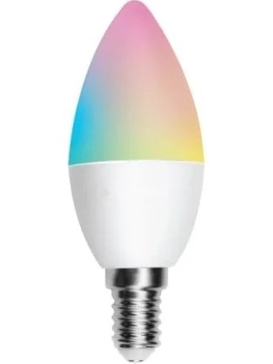 LED Akıllı Bluetooth Wi-Fi Rgb Lamba - 4.9W E14