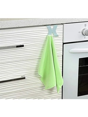 Mutfak ve Banyo Dolap Kapağına Takılabilen Pratik Havlu Askılığı