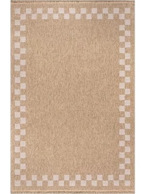 50X80 cm Krem Renk Halı, Yatak Odası ve Oturma Odası Için