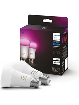Akıllı LED Ampul - E27, Beyaz ve Renkli Ambiyans, Bluetooth Uyumlu