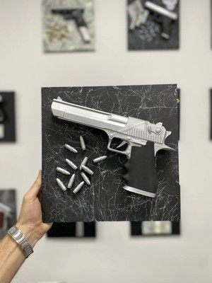 Oko Design 3D Dekoratif Tablo - Deagle (Desert Eagle)