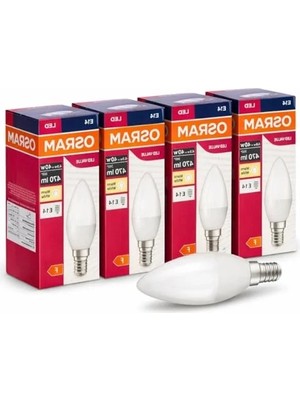 LED Mum Ampul, 4.9W E14, Dekoratif ve Enerji Tasarruflu