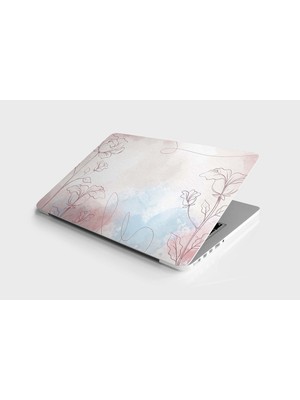 Ala Store Laptop Notebook Pc Kaplama Etiketi Flowers