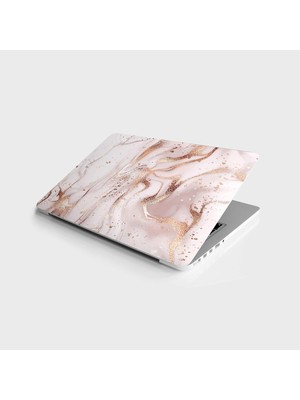 Ala Store Laptop Bilgisayar Notebook Pc Kaplama Etiketi Soyut Pembe Parıltı