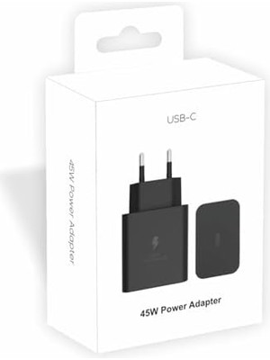 Ala Store 45W Usb-C Süper Hızlı Şarj Adaptörü Siyah EP-T4511 (Yerli Üretim) (45W Type-C Giriş)