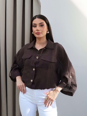 Esra Helvacı Transparan Simli Bomber Ceket