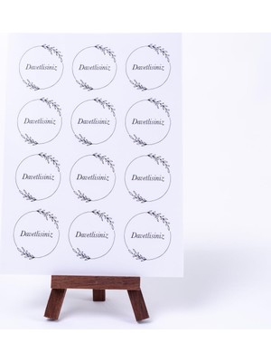 Ala Store Davetlisiniz Sticker Seti, A5 2 Sayfa