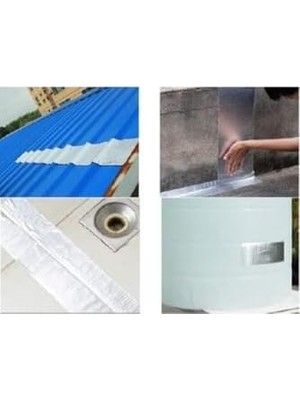 Ala Store Sevram Çok Amaçlı Çamur Bant Alüminyum Izolasyon Tamir Çatlak Bantı 2 M x 10 cm