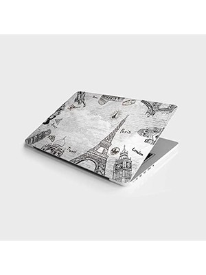 Ala Store Laptop Bilgisayar Notebook Pc Kaplama Etiketi Dünyanın Simge Yerleri