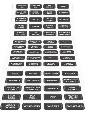 Ala Store Blue Sea Systems 60 Label Set