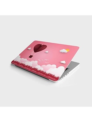 Ala Store Laptop Bilgisayar Notebook Pc Kaplama Etiketi Uçan Kalp