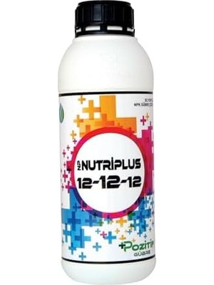 Ala Store Nutriplus 12-12-12 Dengeli Sıvı Bitki Besleme 1 Lt Gübre Azot Fosfor Potasyum