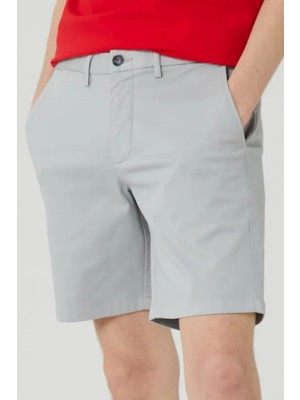 Lacoste Men's Slim Fit Bermuda Shorts Erkek Dar Kesim Pamuklu Bermuda Şort Kahverengi